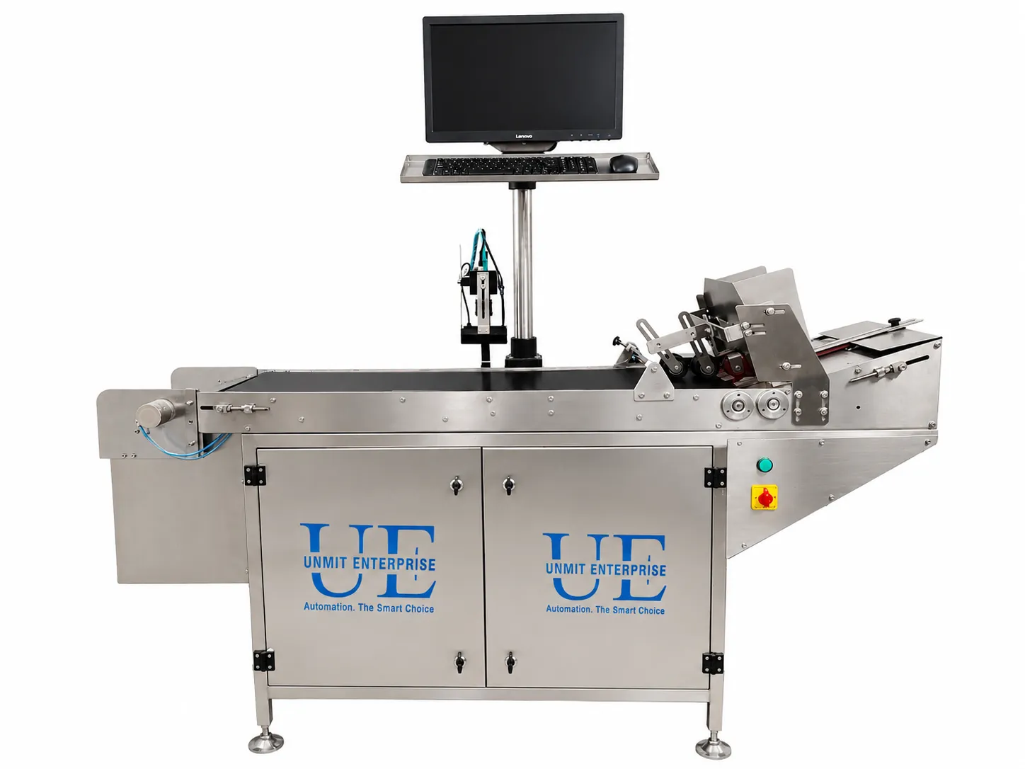 Stacker Feeder Machine with camera system and auto rejection system